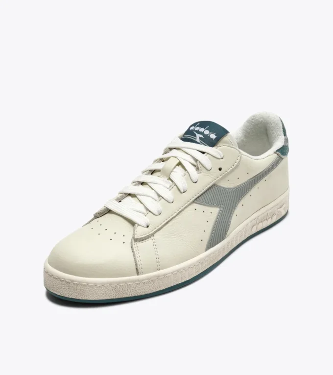 Game Low Stripes Waxed Sneaker da tennis retrò