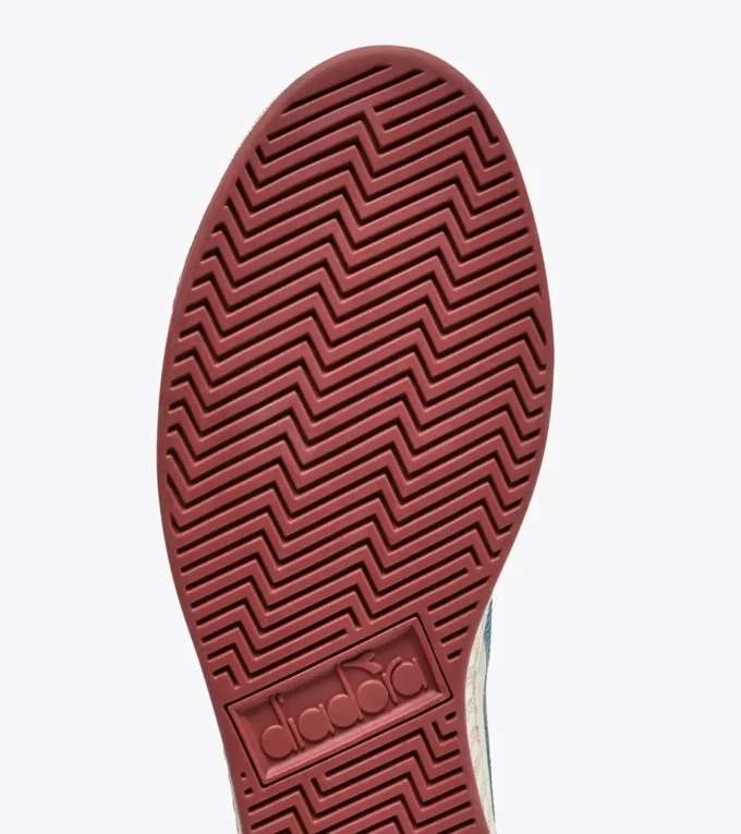 Game Low Stripes Waxed Sneaker da tennis retrò