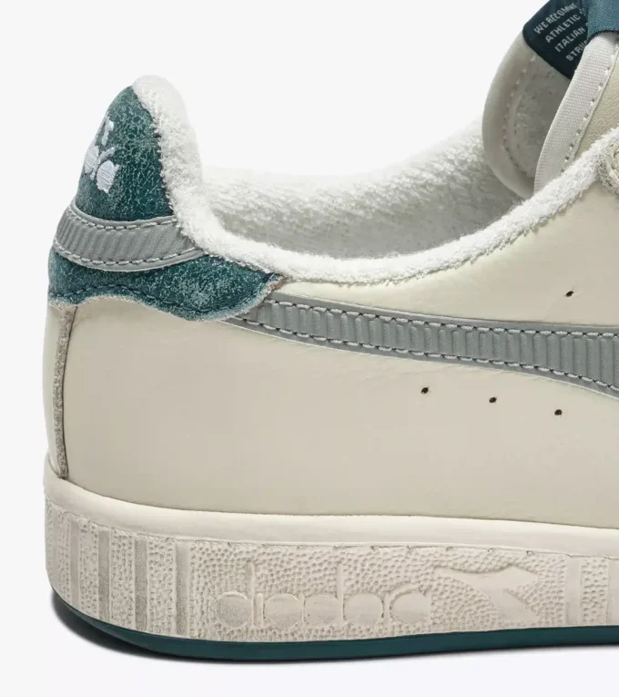 Game Low Stripes Waxed Sneaker da tennis retrò