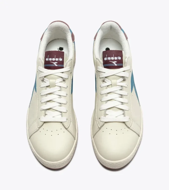 Game Low Stripes Waxed Sneaker da tennis retrò