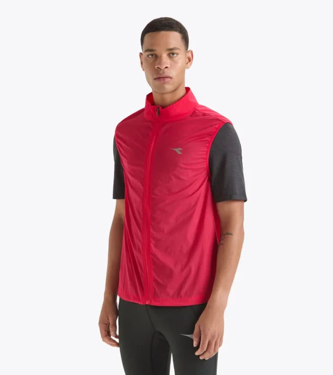 Gilet ripiegabile Gilet da corsa antivento ripiegabile