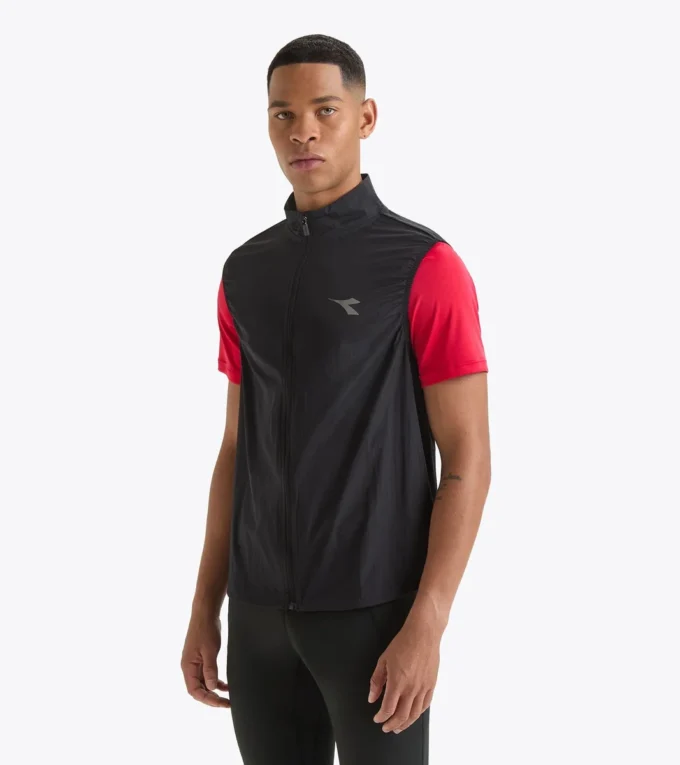 Gilet ripiegabile Gilet da corsa antivento ripiegabile