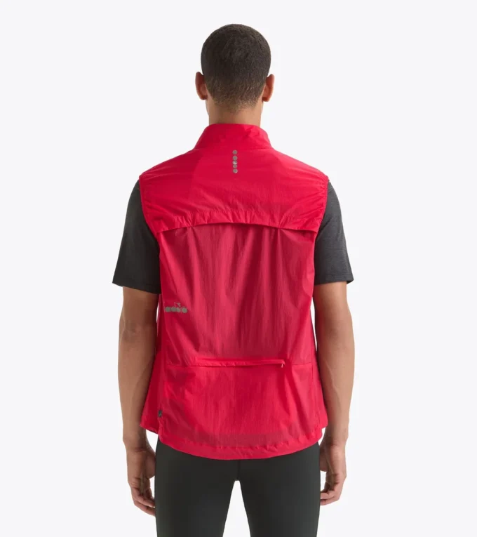 Gilet ripiegabile Gilet da corsa antivento ripiegabile