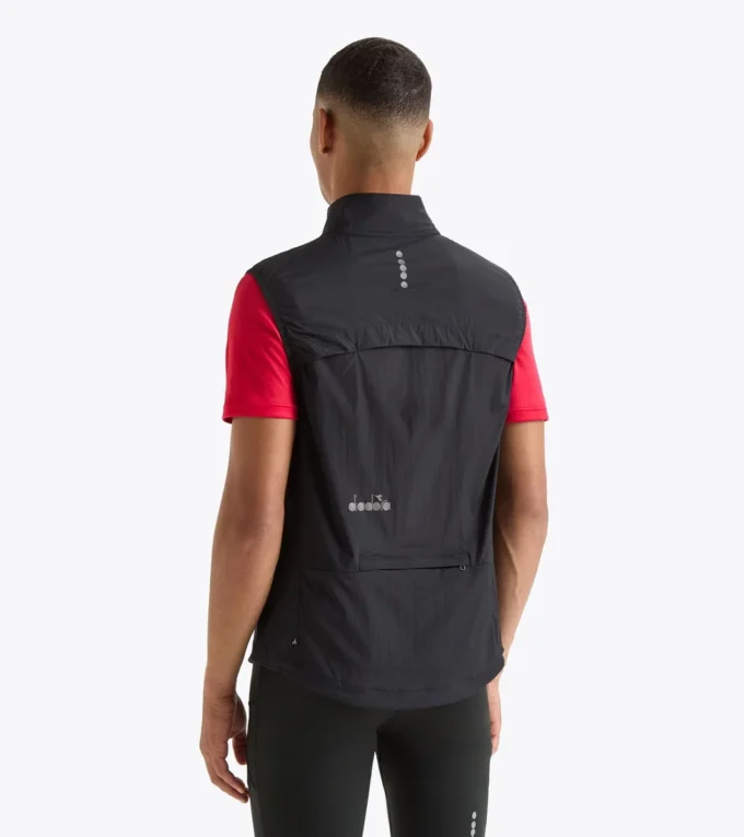 Gilet ripiegabile Gilet da corsa antivento ripiegabile