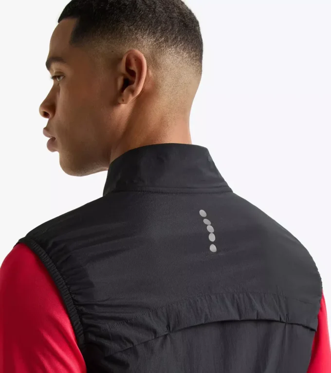 Gilet ripiegabile Gilet da corsa antivento ripiegabile