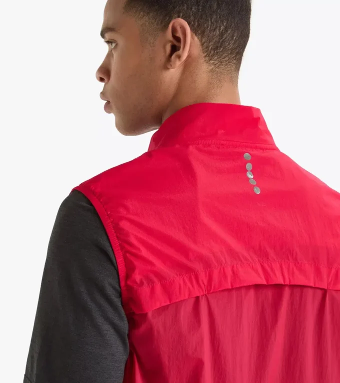 Gilet ripiegabile Gilet da corsa antivento ripiegabile