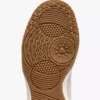 Gold Indoor Metal Sneakers in pelle in stile terrace