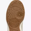 Gold Indoor Metal Sneakers in pelle in stile terrace