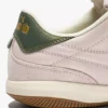 Gold Indoor Metal Sneakers in pelle in stile terrace