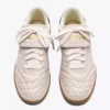 Gold Indoor Metal Sneakers in pelle in stile terrace