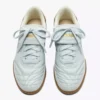 Gold Indoor Metal Sneakers in pelle in stile terrace