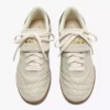Gold Indoor Metal Sneakers in pelle in stile terrace