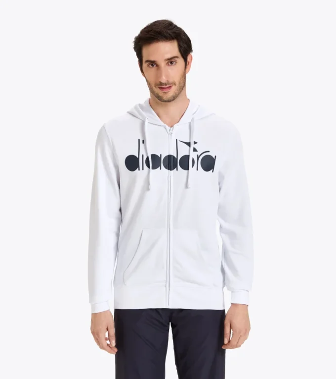 Hd Fz Sweat Felpa con cappuccio e zip integrale Diadora Club Tennis
