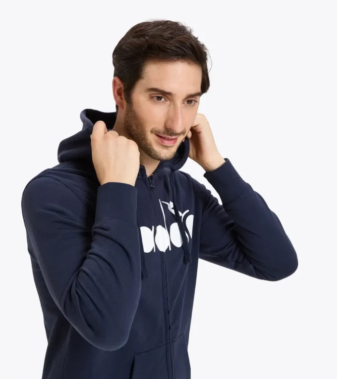 Hd Fz Sweat Felpa con cappuccio e zip integrale Diadora Club Tennis
