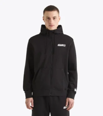 Hoodie Fz. Athl. Felpa con cappuccio e zip con logo