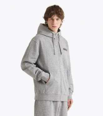 Hoodie Fz. Athl. Felpa con cappuccio e zip con logo