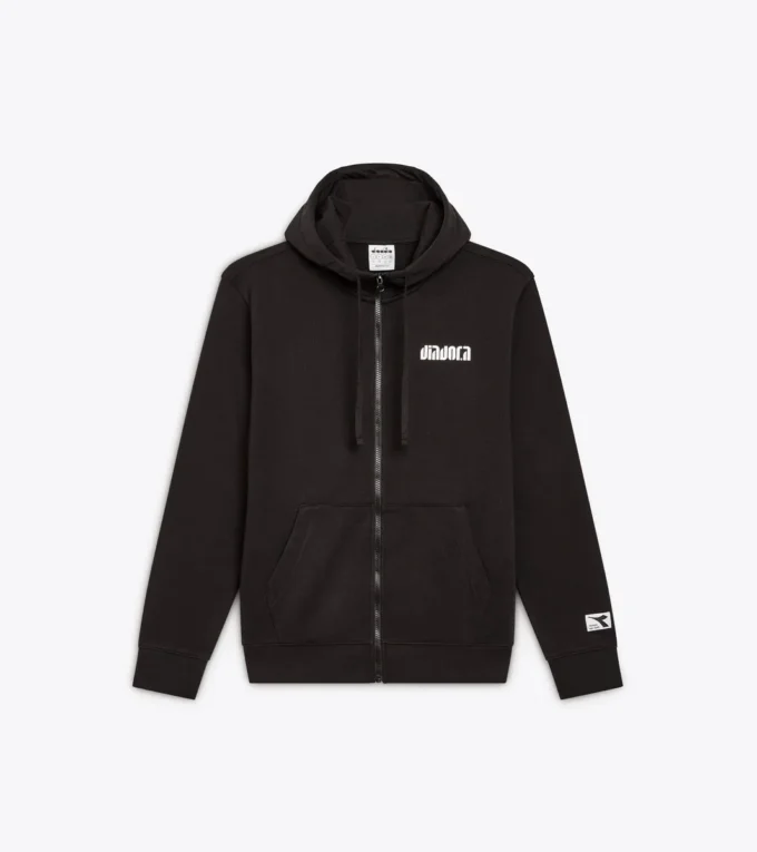 Hoodie Fz. Athl. Felpa con cappuccio e zip con logo
