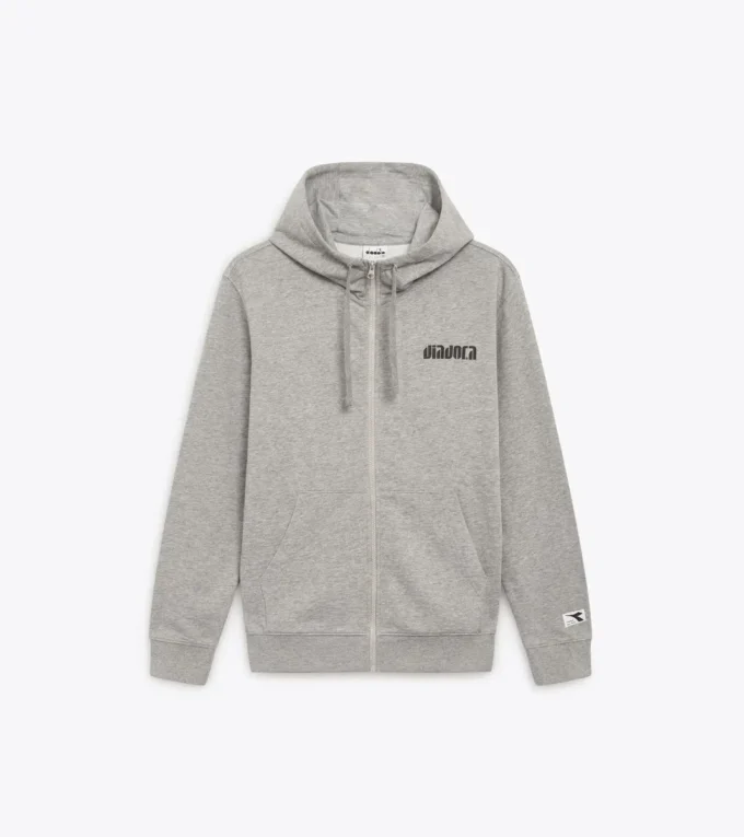Hoodie Fz. Athl. Felpa con cappuccio e zip con logo