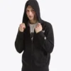 Hoodie Fz. Athl. Felpa con cappuccio e zip con logo