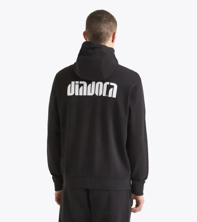Hoodie Fz. Athl. Felpa con cappuccio e zip con logo