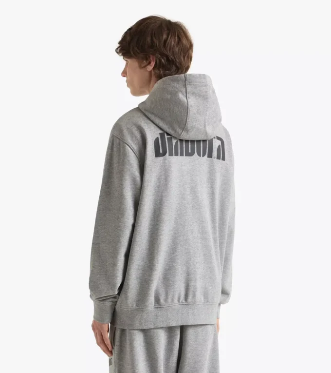 Hoodie Fz. Athl. Felpa con cappuccio e zip con logo
