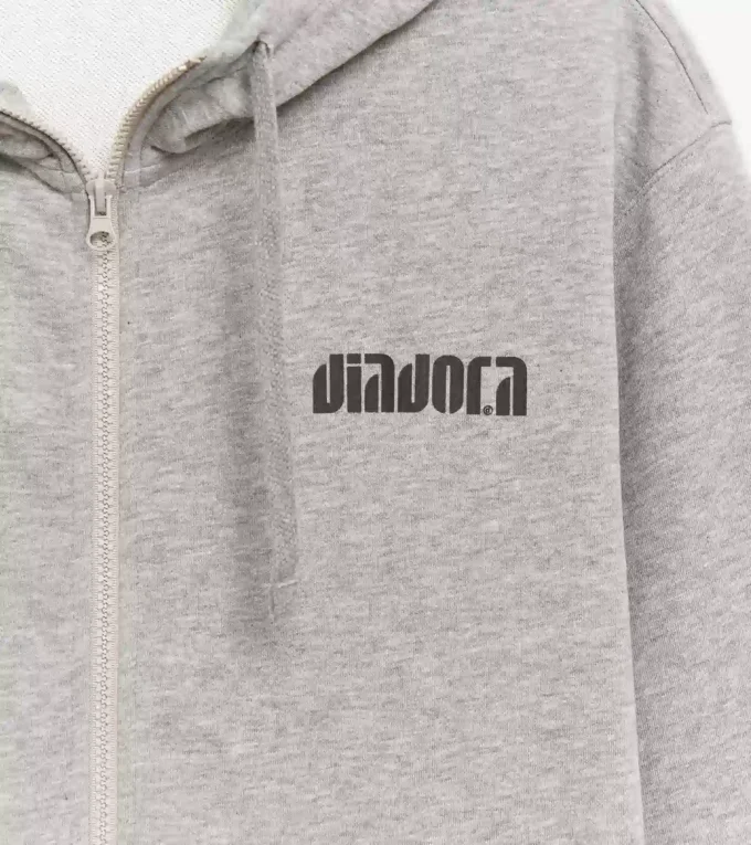 Hoodie Fz. Athl. Felpa con cappuccio e zip con logo