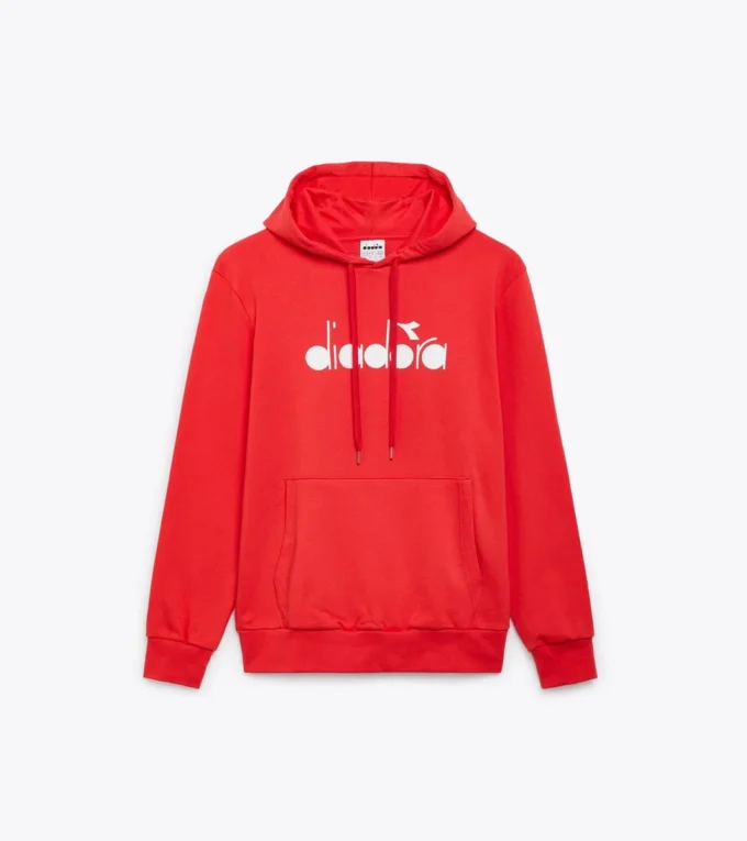 Hoodie Logo Felpa con cappuccio sportiva – Made in Italy – Unisex