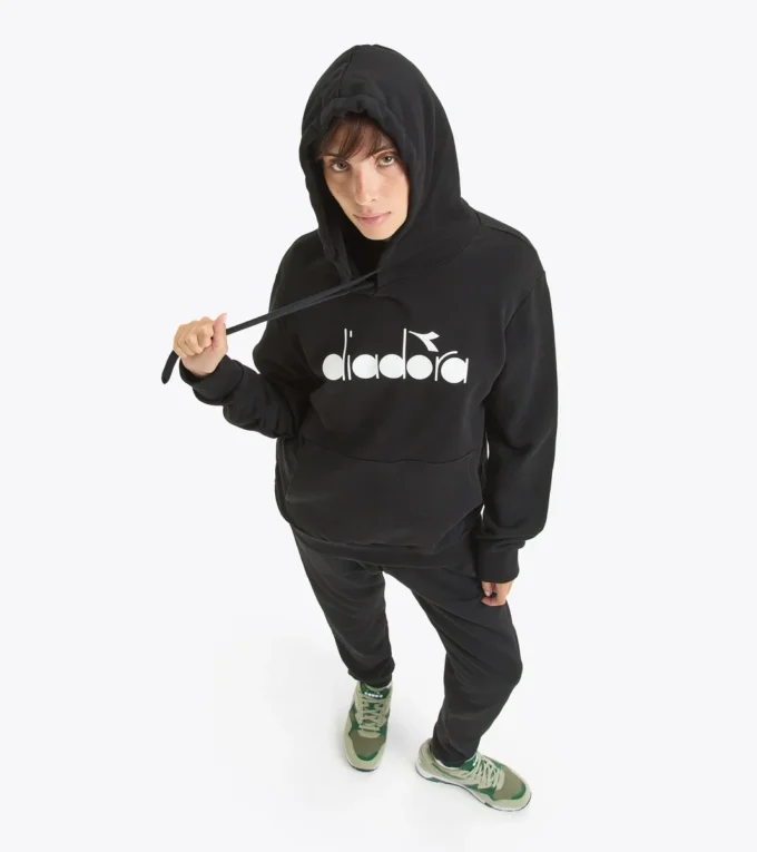Hoodie Logo Felpa con cappuccio sportiva – Made in Italy – Unisex