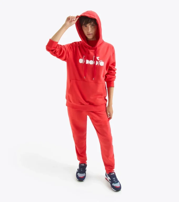 Hoodie Logo Felpa con cappuccio sportiva – Made in Italy – Unisex