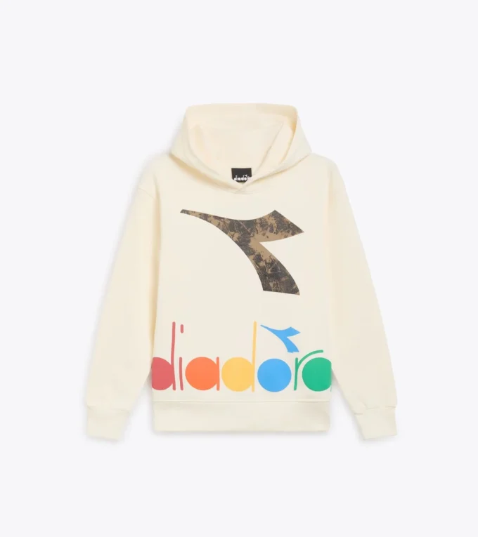 Jb. Felpa con cappuccio Fregio Hoodie con dettagli sbiaditi – Boy