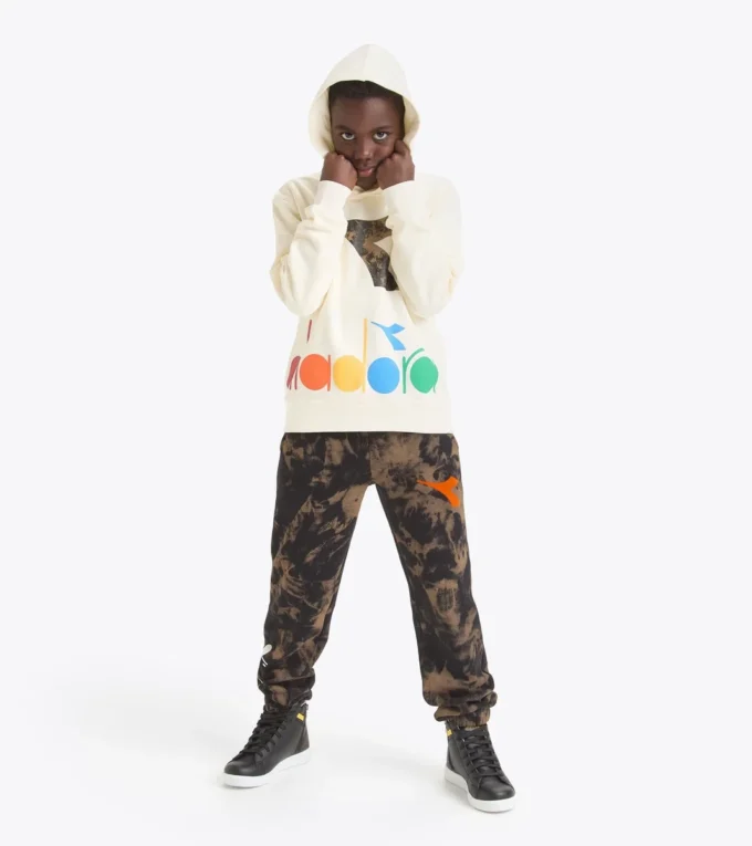 Jb. Felpa con cappuccio Fregio Hoodie con dettagli sbiaditi – Boy