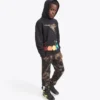 Jb. Felpa con cappuccio Fregio Hoodie con dettagli sbiaditi – Boy