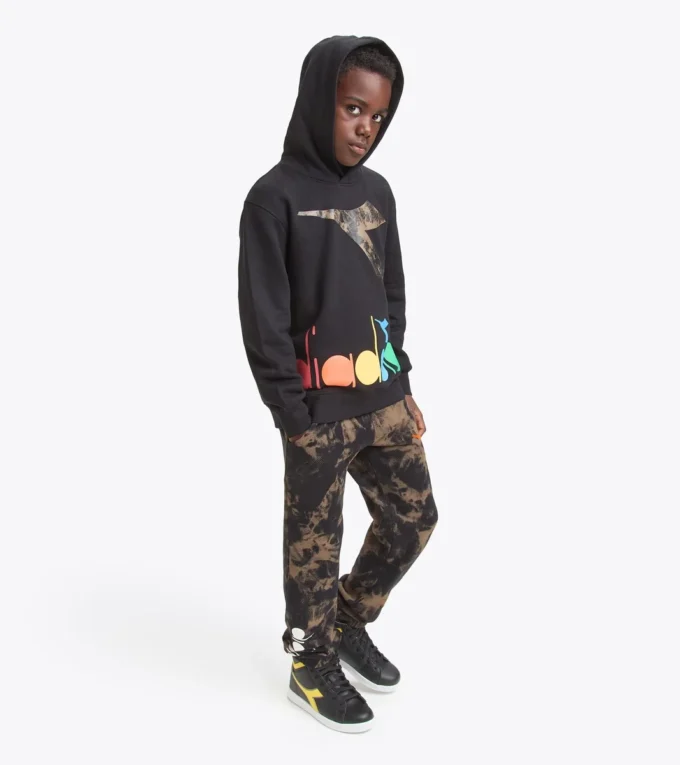 Jb. Felpa con cappuccio Fregio Hoodie con dettagli sbiaditi – Boy