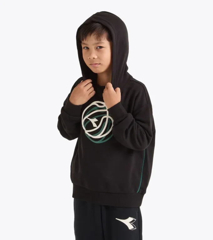 Jb. Felpa con cappuccio Hoodie – Vestibilità ampia – Ragazzo