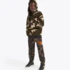 Jb. Felpa con cappuccio Teddy Fz Camo – Bambino