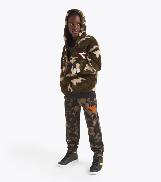 Jb. Felpa con cappuccio Teddy Fz Camo – Bambino