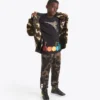 Jb. Felpa con cappuccio Teddy Fz Camo – Bambino