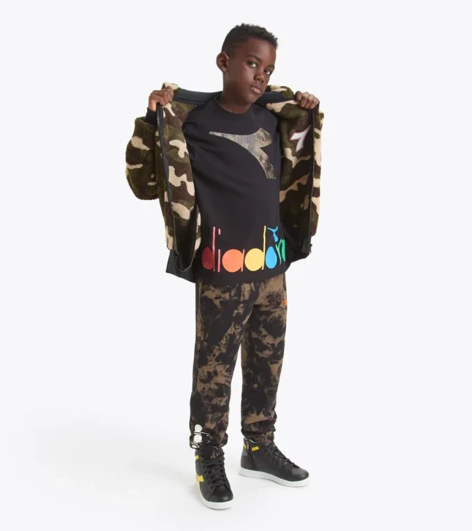 Jb. Felpa con cappuccio Teddy Fz Camo – Bambino