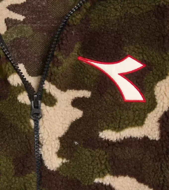 Jb. Felpa con cappuccio Teddy Fz Camo – Bambino