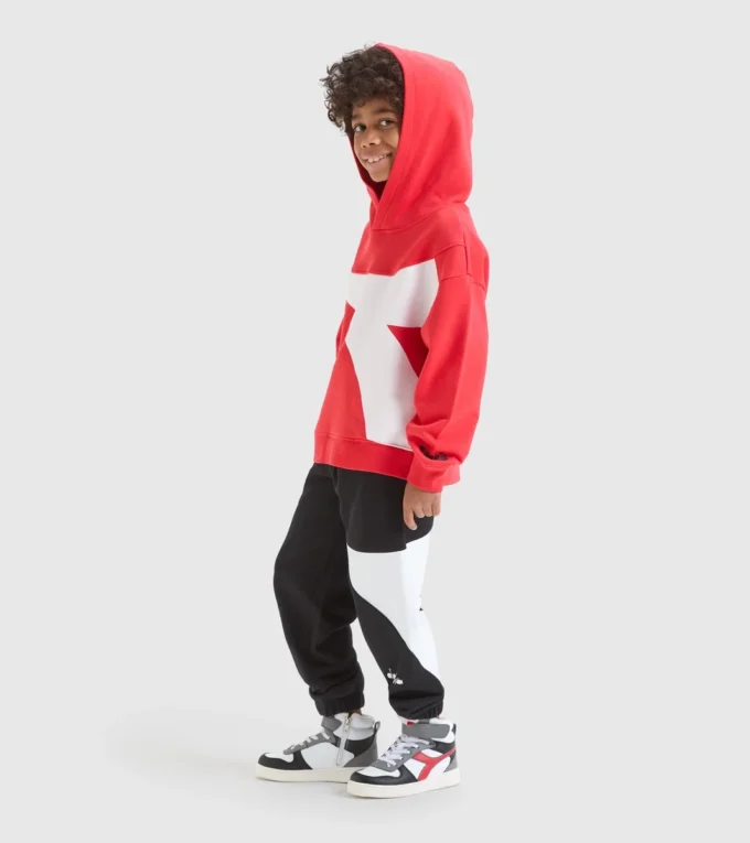 Jb.Hoodie Power Logo Felpa sportiva con maxi logo – Bambino
