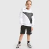 Jb.Hoodie Power Logo Felpa sportiva con maxi logo – Bambino
