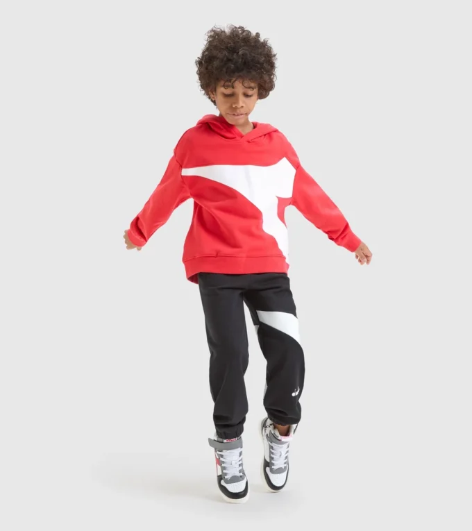Jb.Hoodie Power Logo Felpa sportiva con maxi logo – Bambino