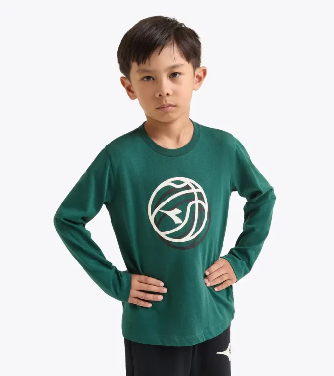 Jb. T-Shirt Ls Logo Maglietta a maniche lunghe in cotone – Bambino