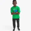 Jb. T-Shirt Ss Fregio T-shirt con logo a contrasto – Bambino