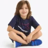 Jb. T-Shirt Ss Graffiti Bl T-shirt in cotone – Bambino