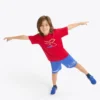 Jb. T-Shirt Ss Graffiti Bl T-shirt in cotone – Bambino