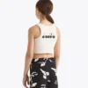Jg. Crop Top Smile Logo T-shirt corta con logo – Bambina