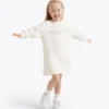 Jg. Dress Rhinestone Td Abito foderato in pile – Bambina