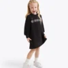 Jg. Dress Rhinestone Td Abito foderato in pile – Bambina