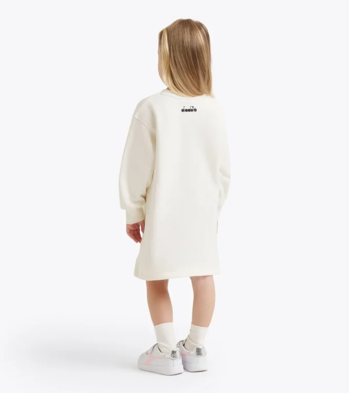 Jg. Dress Rhinestone Td Abito foderato in pile – Bambina